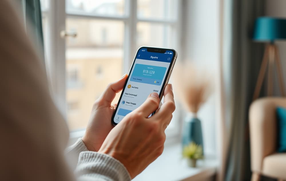 Person som verifiserer seg med pass for å få rask utbetaling