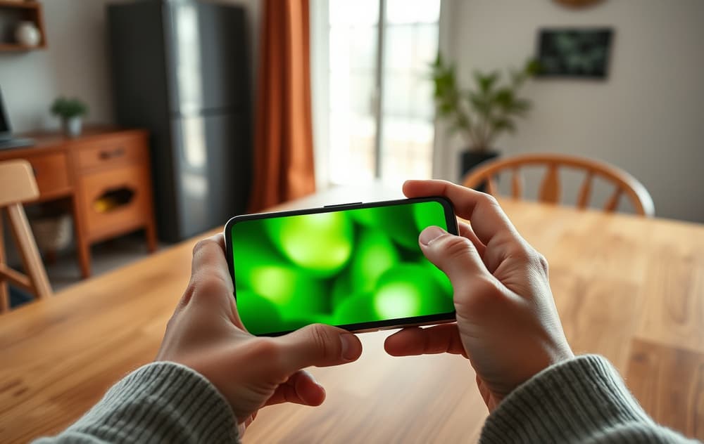Vipps-app med bekreftelse på utbetaling fra et nettcasino